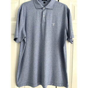 Peter Millar Golf Shirt Men's Size L Color Bluish/Lavender